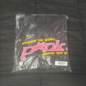 Black punk spider hoodie